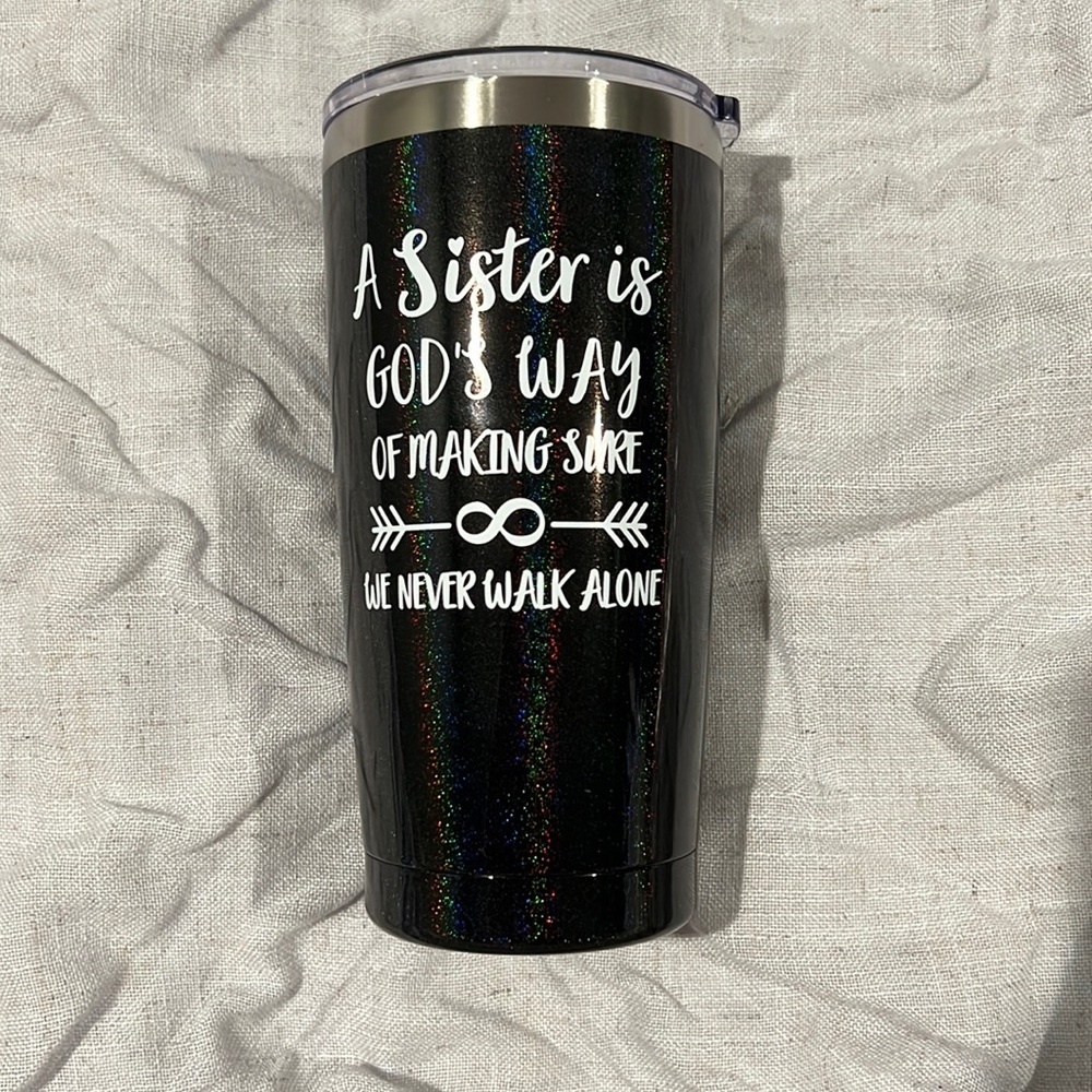 Vacuum Insulated Tumbler with Straw